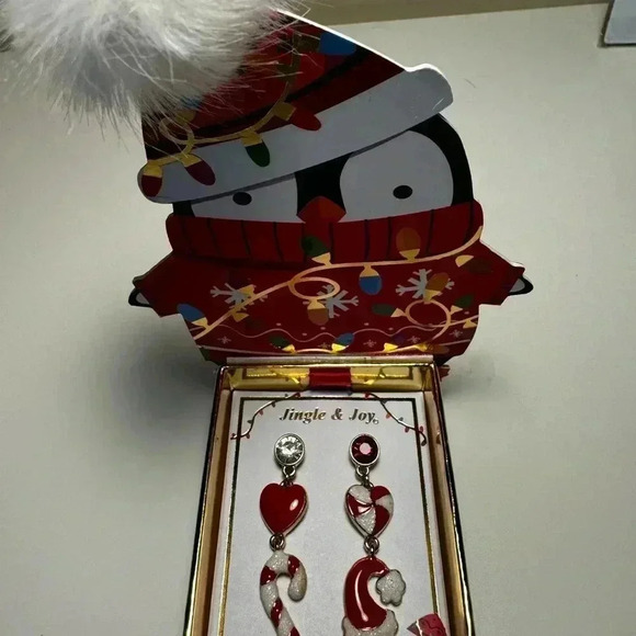 Jingle & Joy Holiday Earrings New - Picture 2 of 5